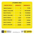 lottery results saturday